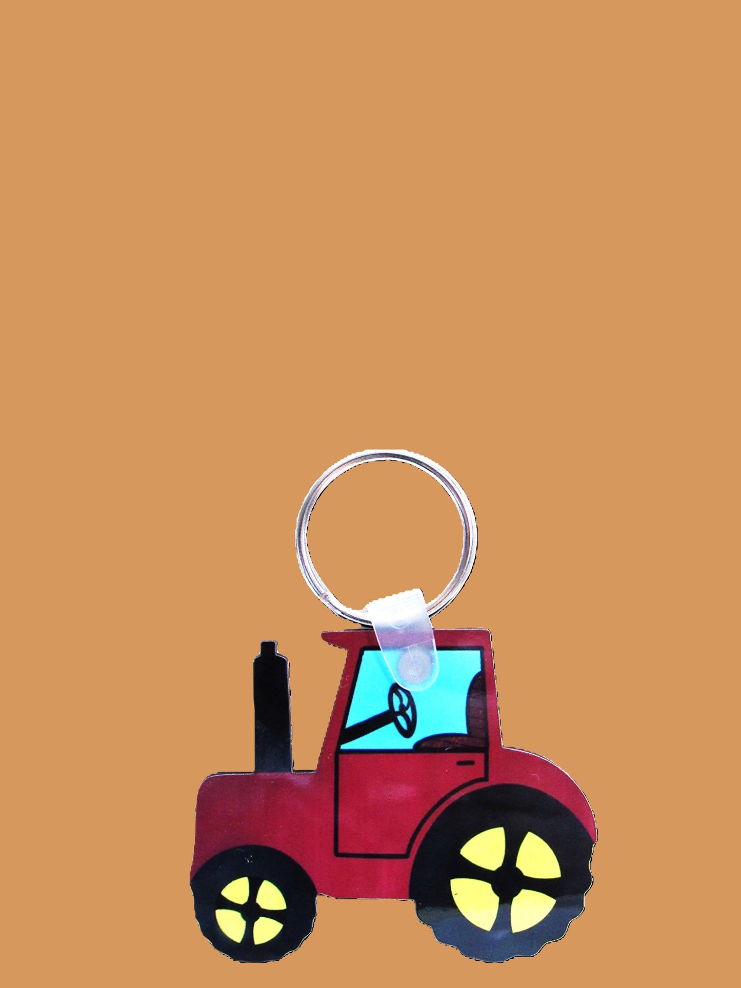 MDF-Tractor Shaped Sublimated Keychain
