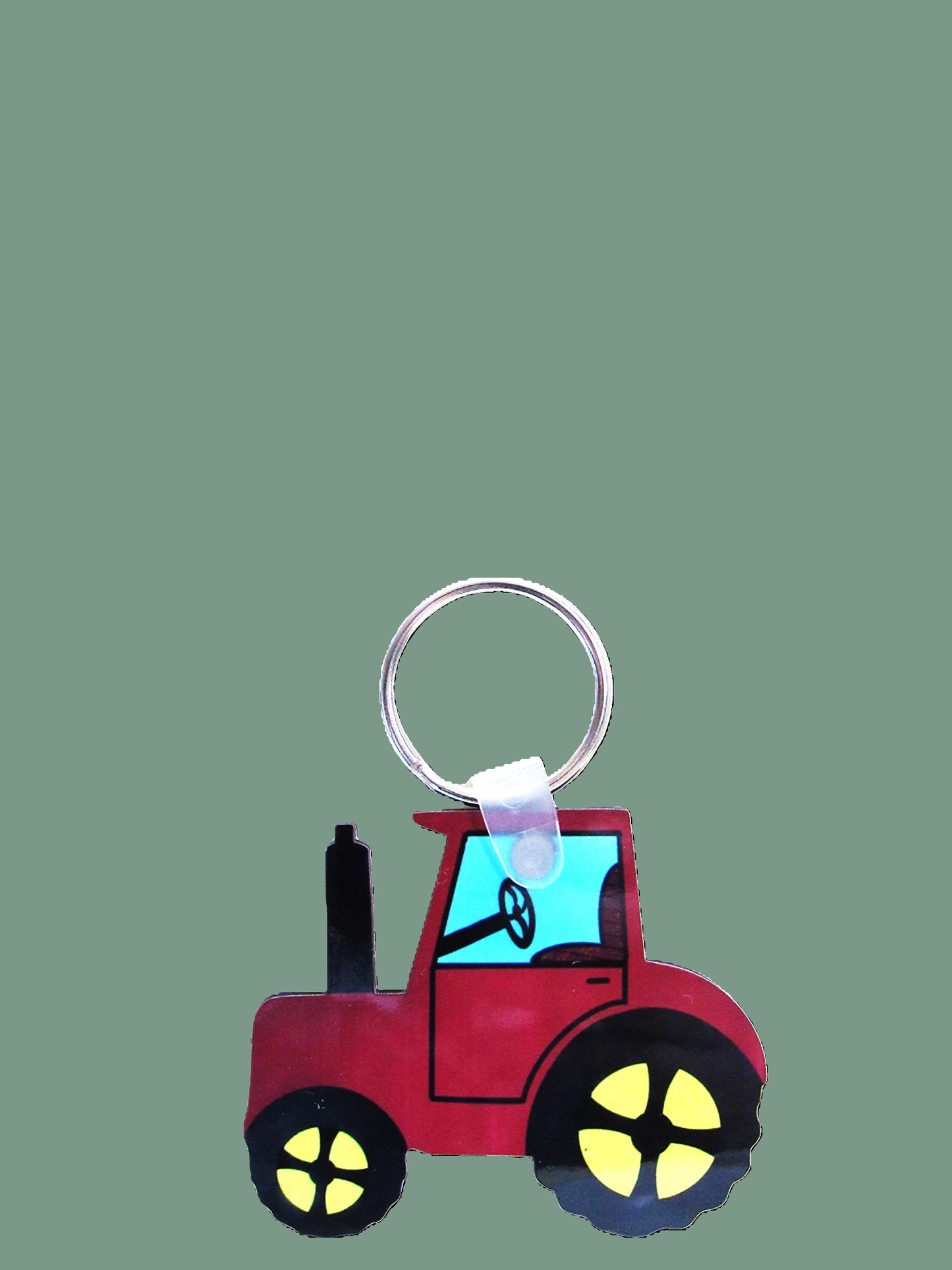 MDF-Tractor Shaped Sublimated Keychain