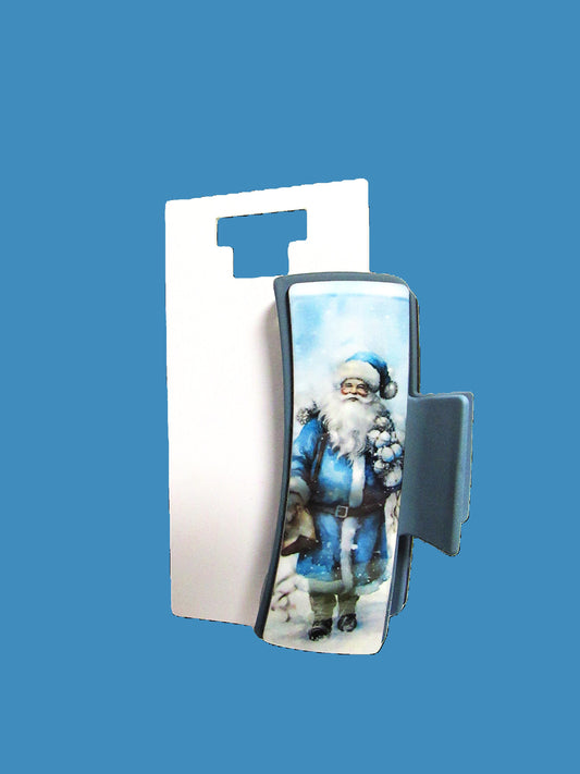 Christmas Sublimated Hair Clips Large