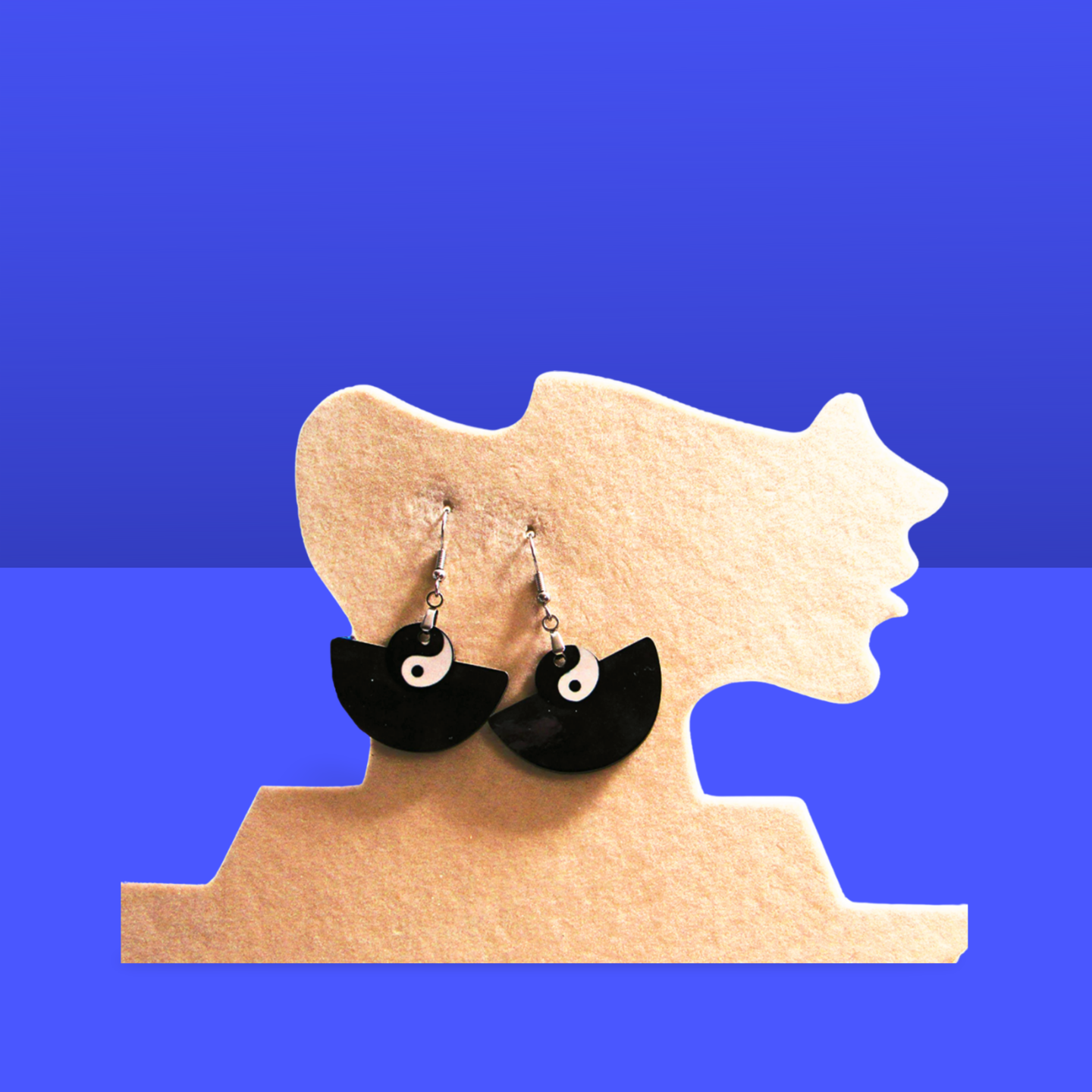 Boho Round Shaped Sublimated Earring