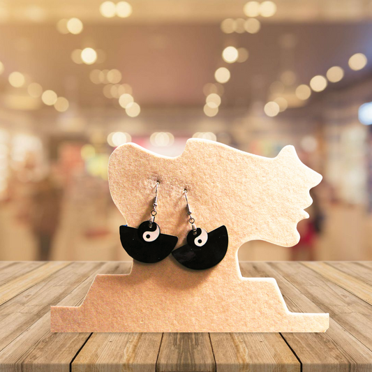 Boho Round Shaped Sublimated Earring