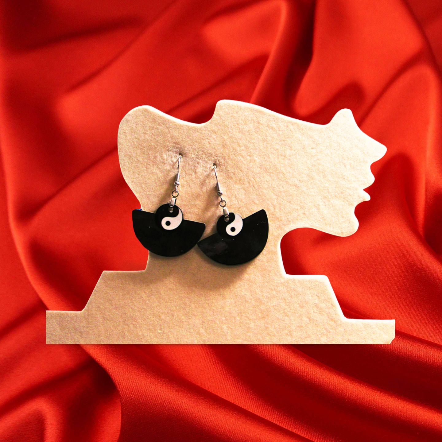 Boho Round Shaped Sublimated Earring