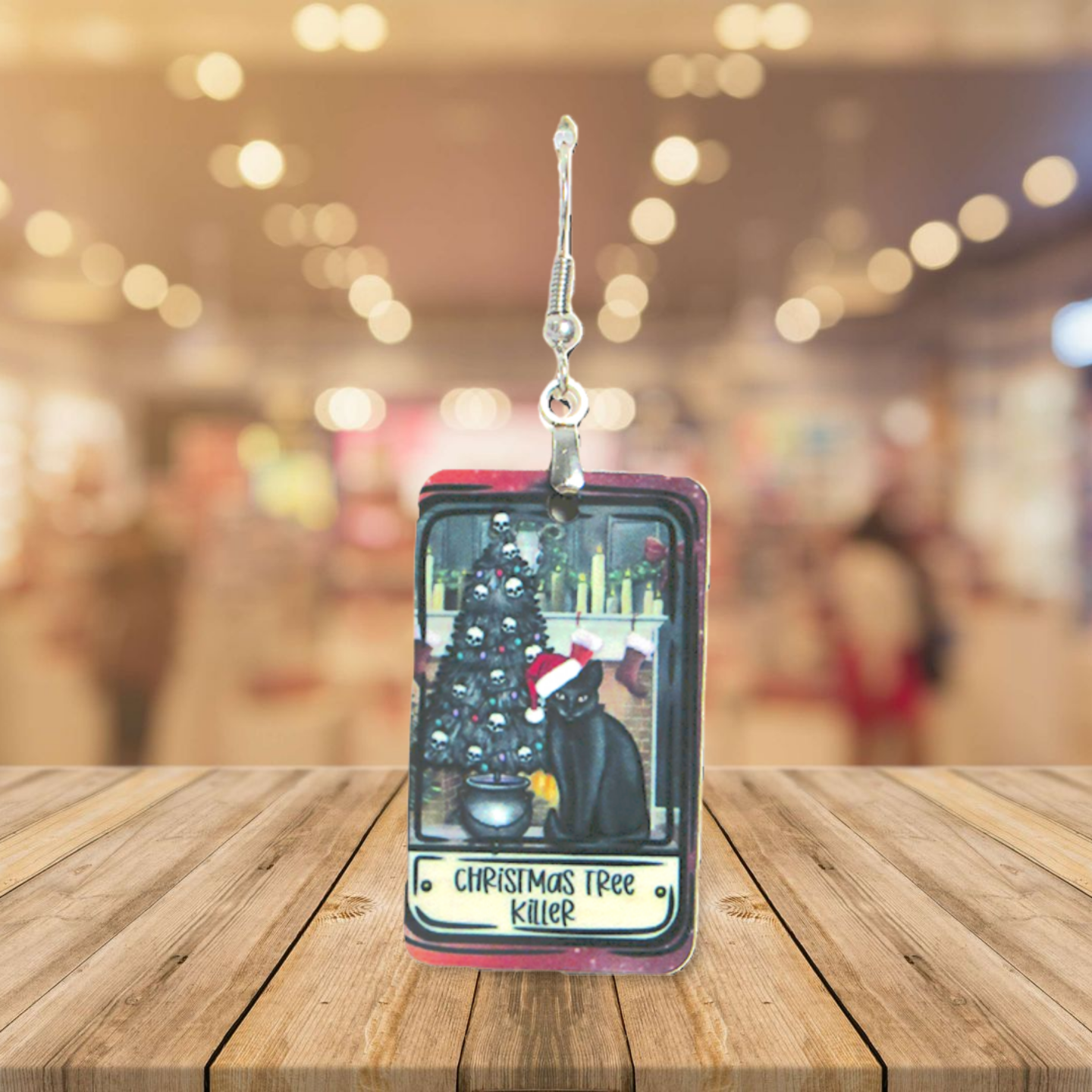 Tarot Card Shaped Sublimated Earrings