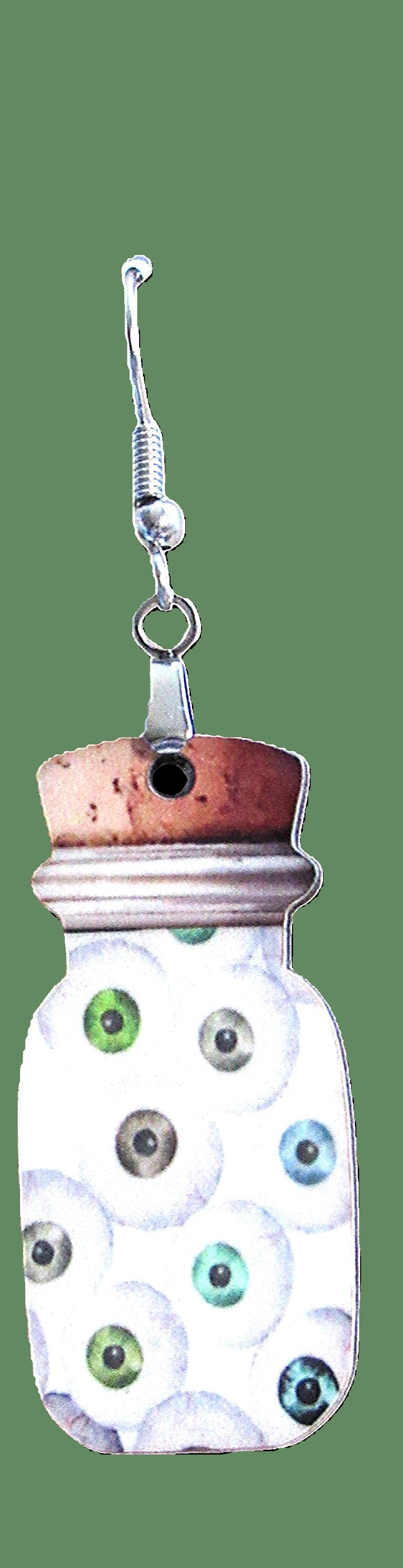 Vial Shaped Sublimated Earrings