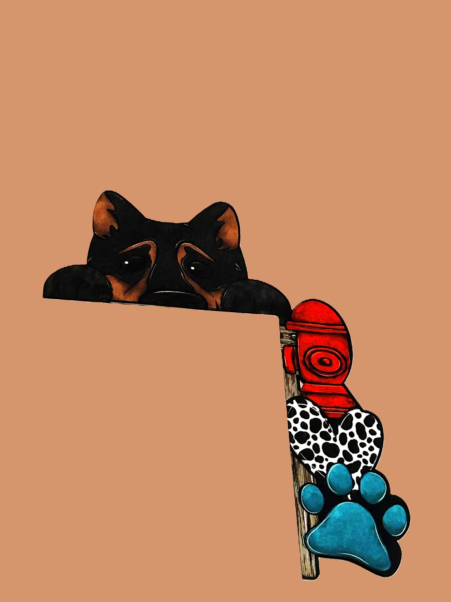 Dog Themed Sublimated Corner Sitter