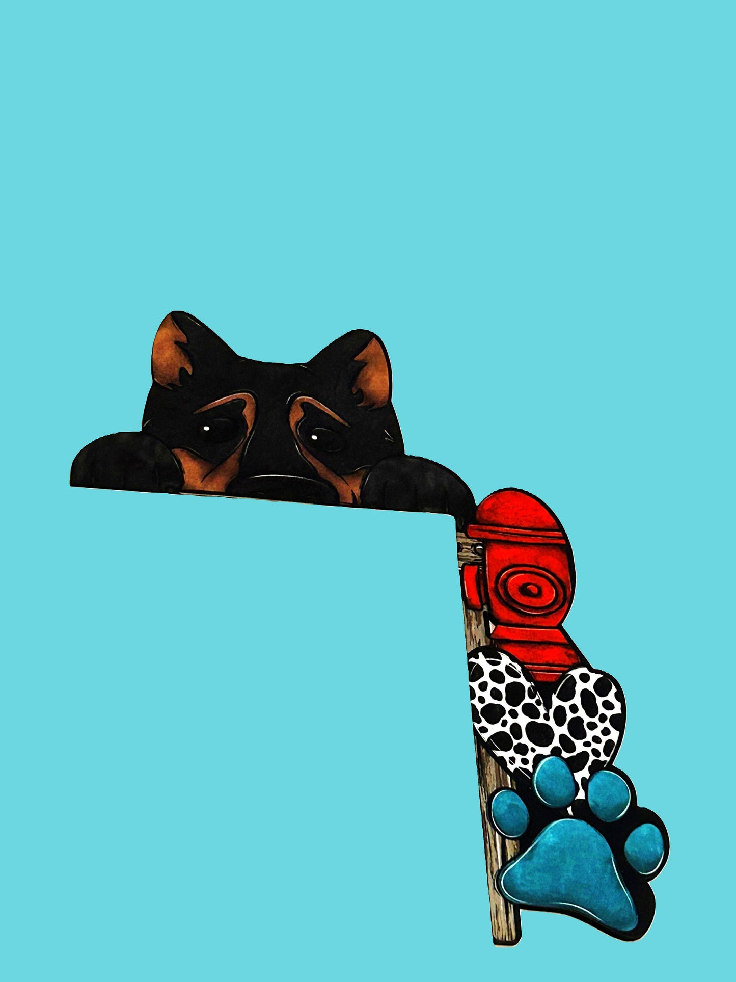 Dog Themed Sublimated Corner Sitter