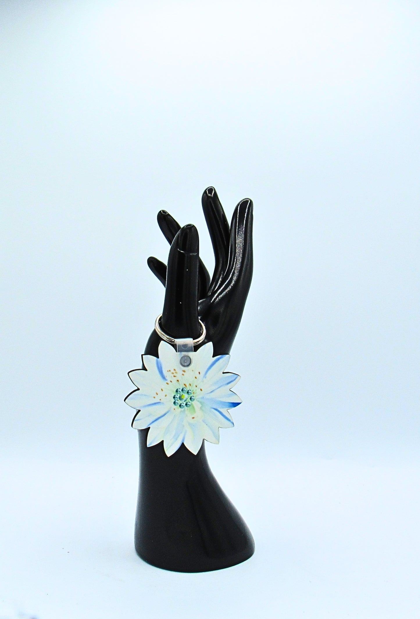 MDF- Edelweiss Shaped Sublimated Keychain