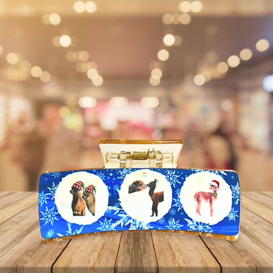 Large Sublimated Hair Claw Clip