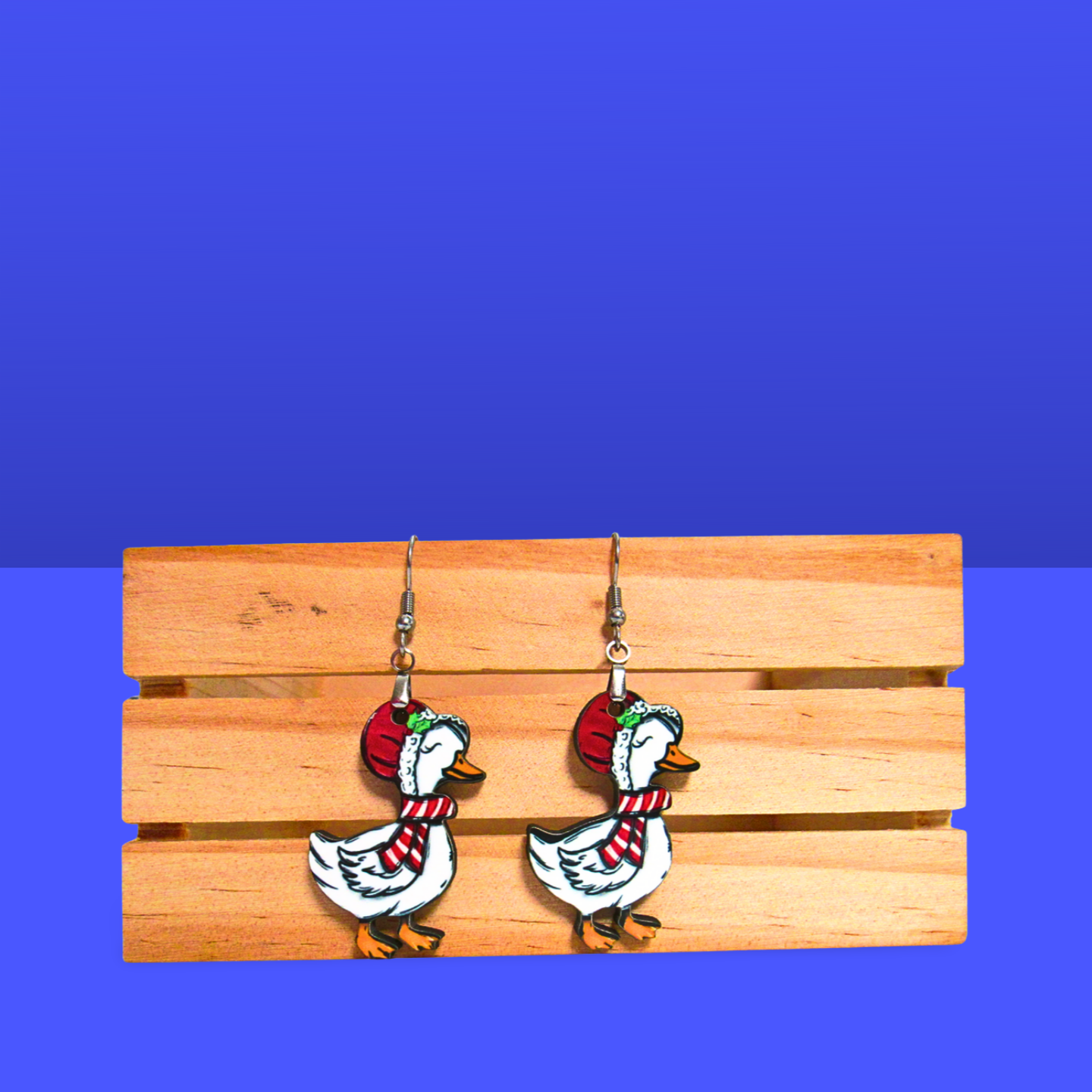 Goose Shaped Sublimated Earrings