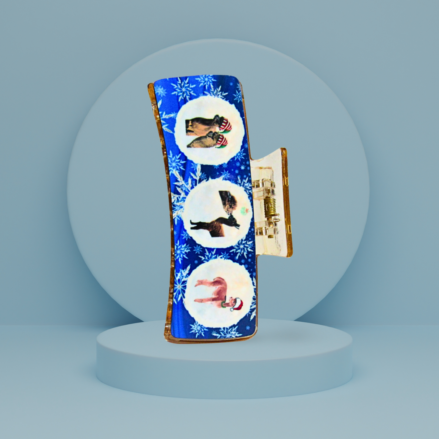 Large Sublimated Hair Claw Clip