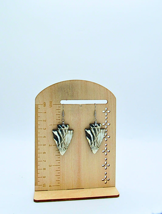 MDF-Arrow Head Shaped Sublimated Earrings 1.5 inch