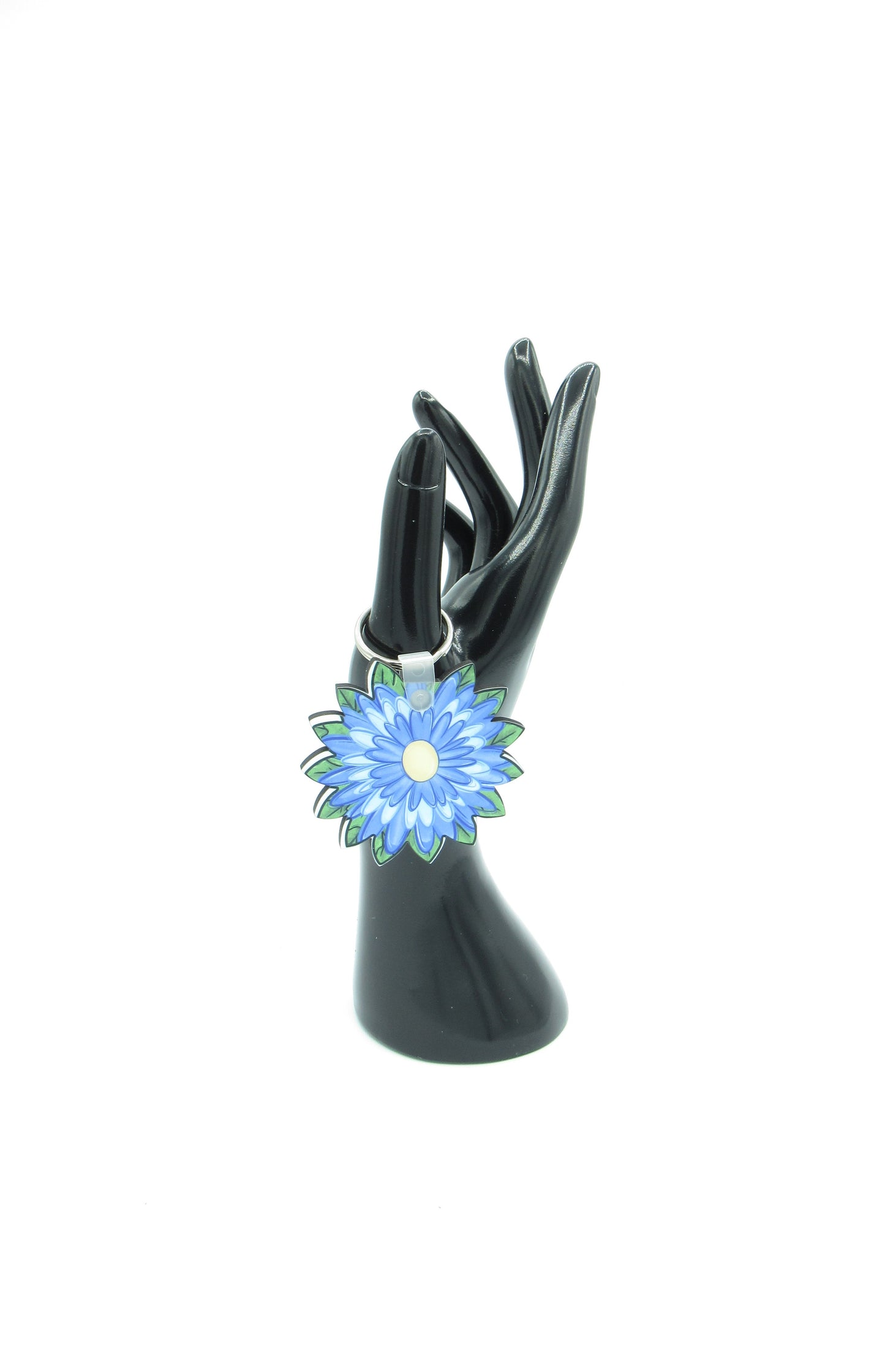 Flower Sublimation Keychain | Floral MDF Keychain | Custom Backpack Charm