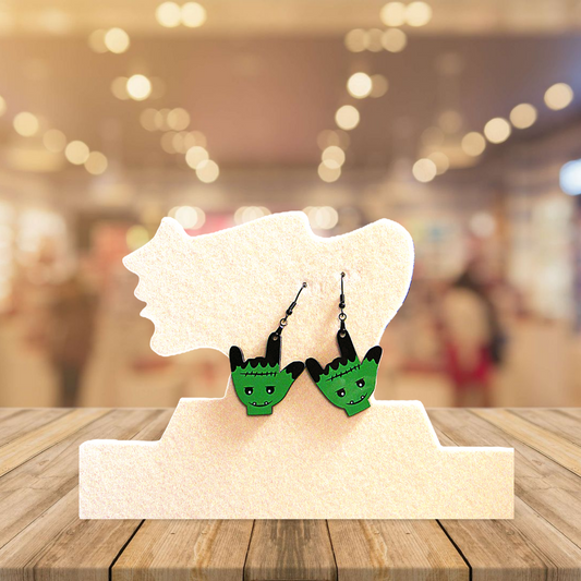 ASL Shaped Sublimated Earring