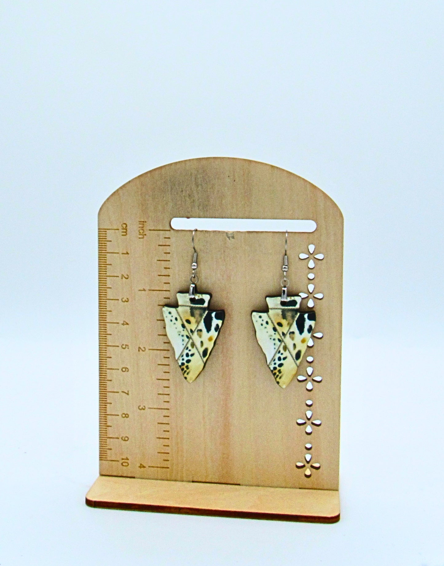 MDF-Arrow Head Shaped Sublimated Earrings 1.5 inch