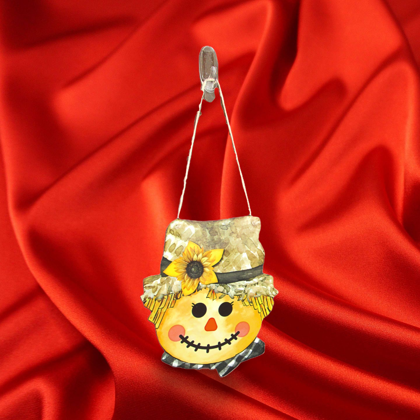 Scarecrow Head Shaped Sublimated Door Hanger