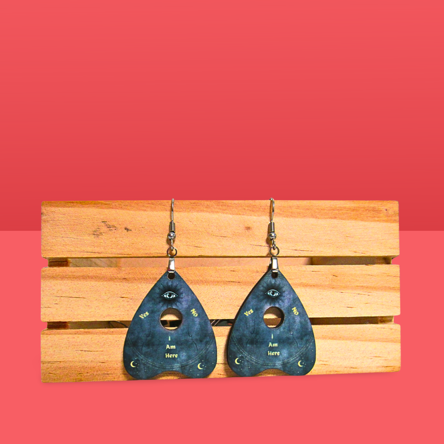 Planchette Shaped Sublimated Earring 1.5 inch