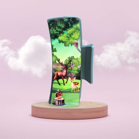 Large Sublimated Hair Claw Clip