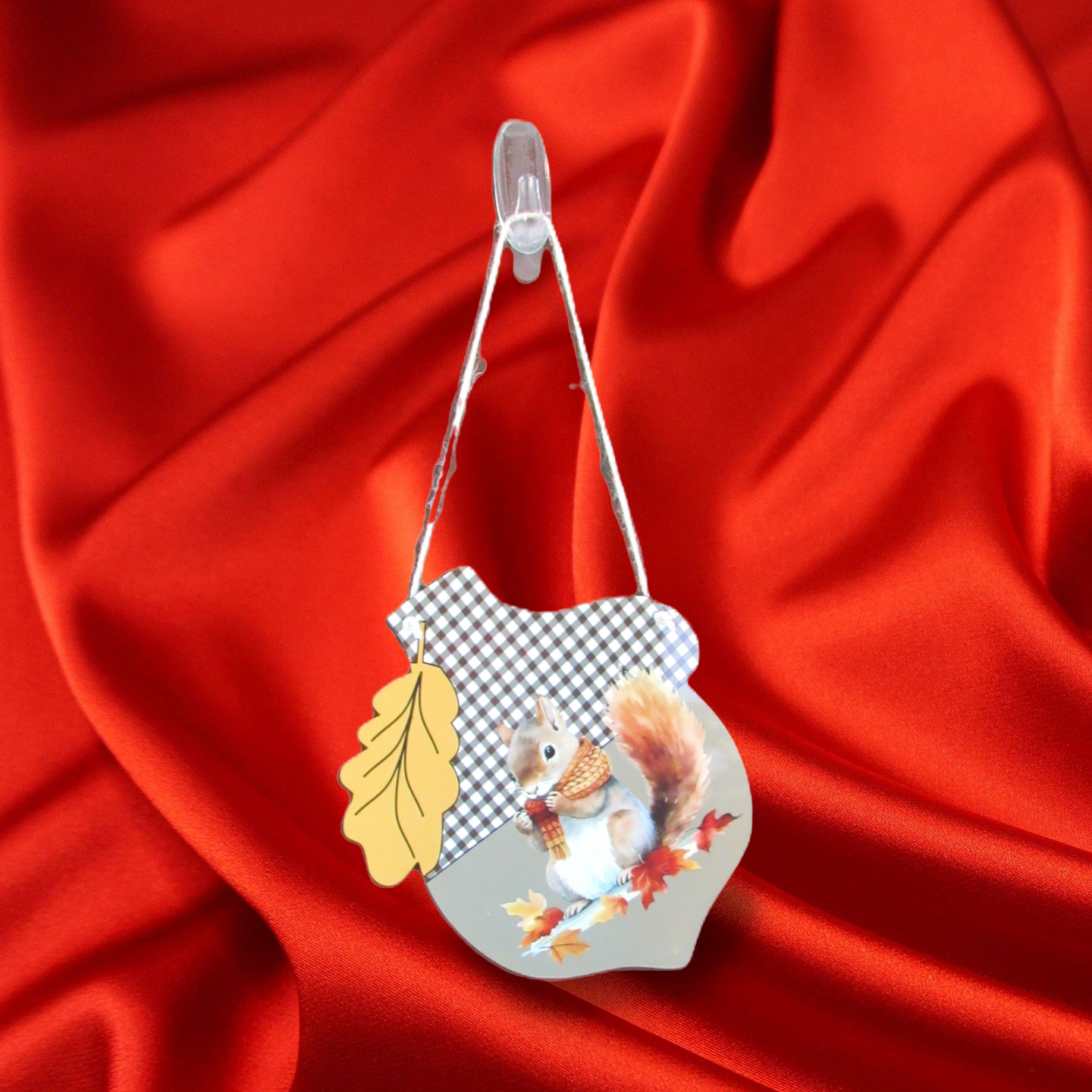 Acorn Shaped Sublimated Door Hanger