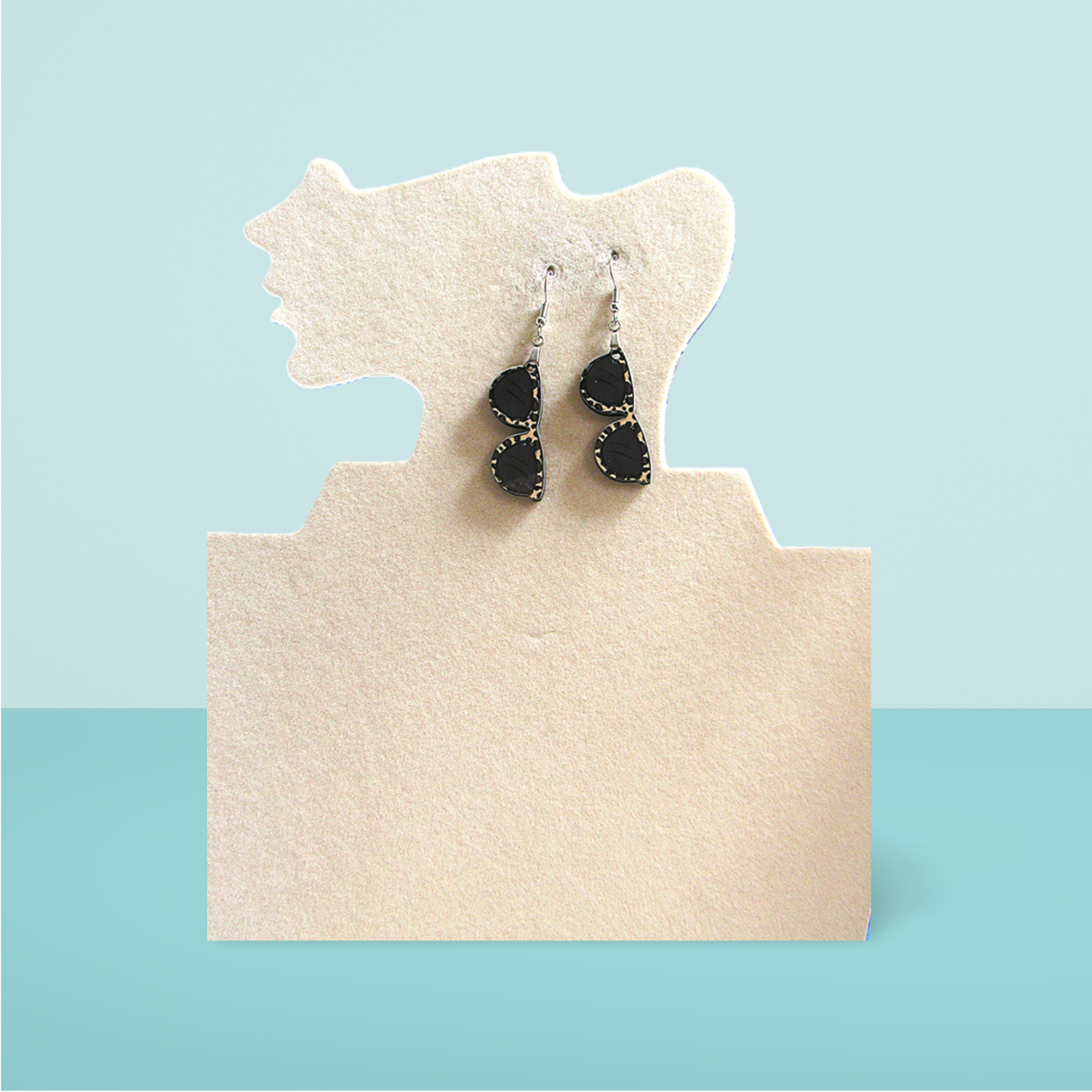 Sunglass Shaped Sublimated Earrings