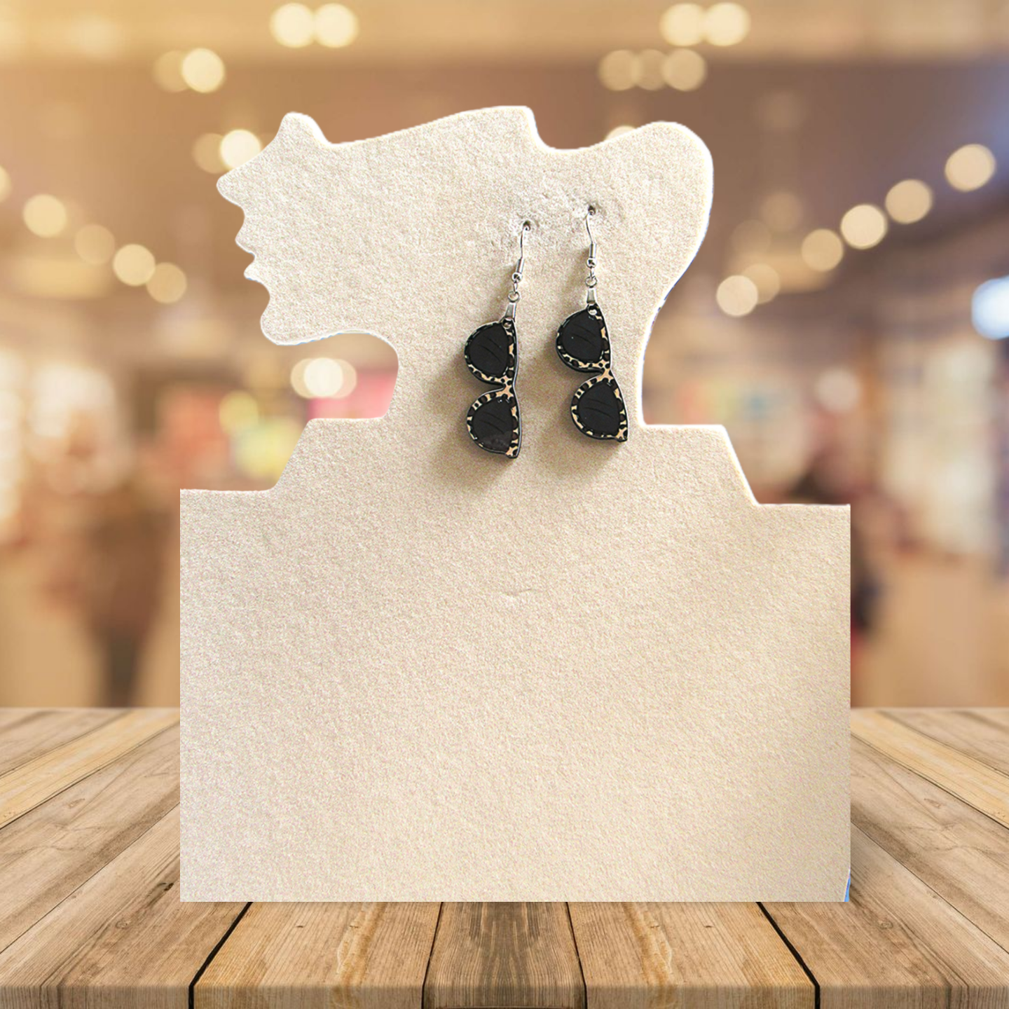 Sunglass Shaped Sublimated Earrings