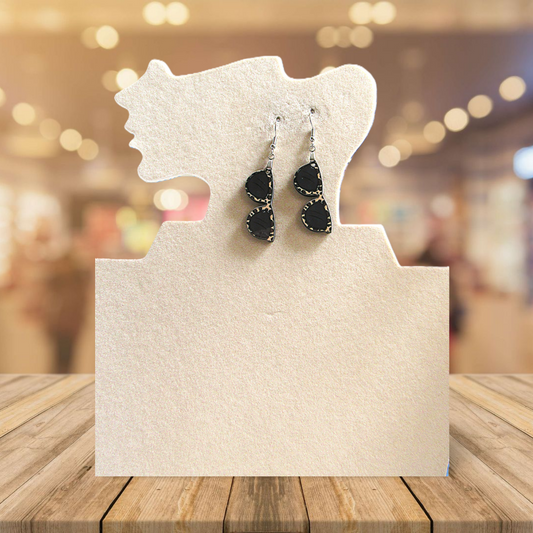 Sunglass Shaped Sublimated Earrings