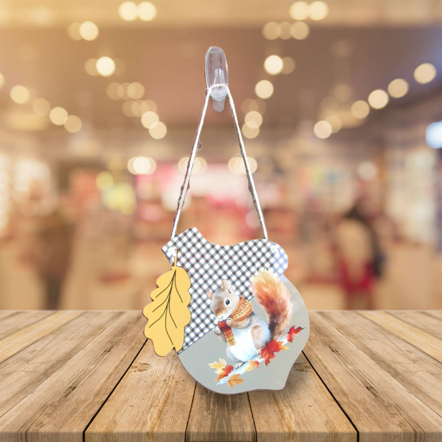 Acorn Shaped Sublimated Door Hanger