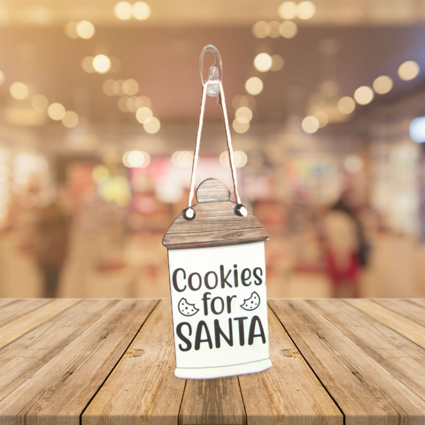 Cookie Jar Shaped Sublimated Door Hanger