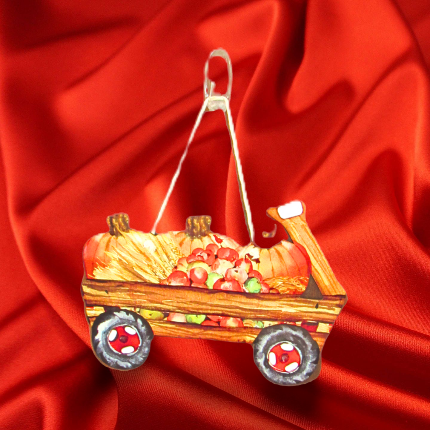 Wagon Shaped Sublimated Door Hanger