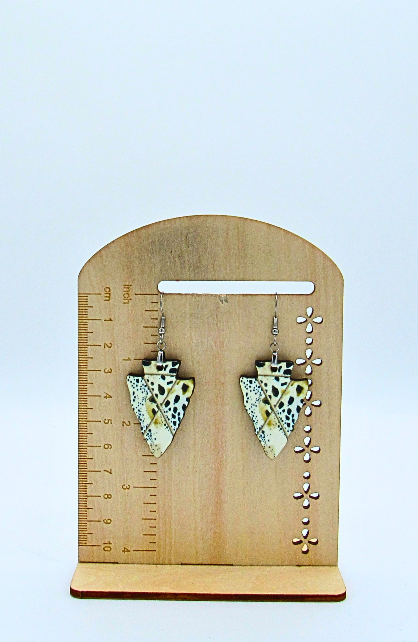 MDF-Arrow Head Shaped Sublimated Earrings 1.5 inch