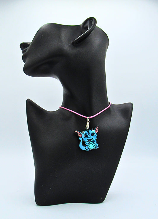 MDF-Dragon Shaped Childs Sublimated Necklace