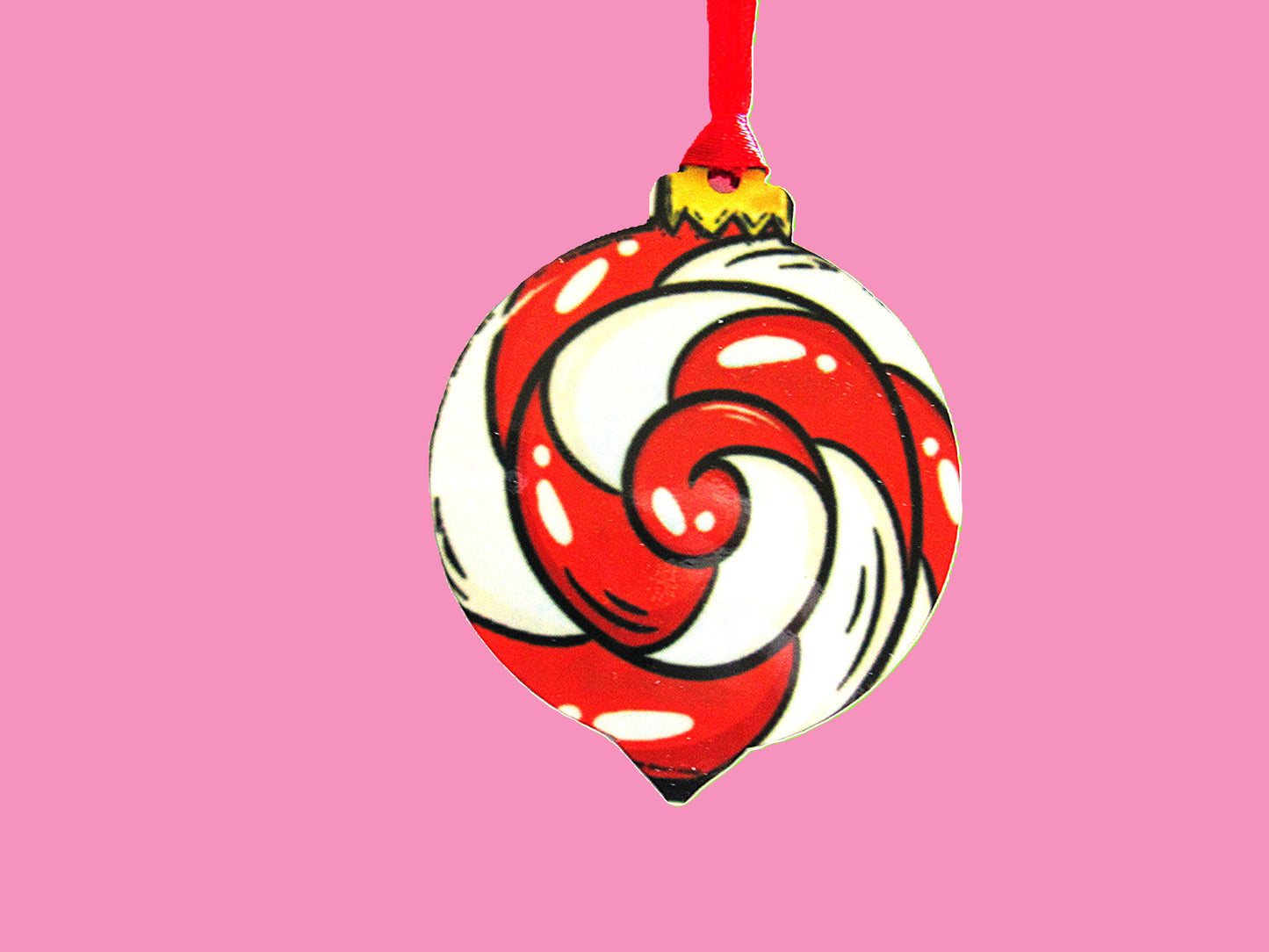Sphere with Point Shaped Sublimated Ornament