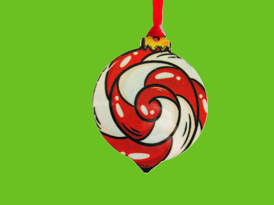 Sphere with Point Shaped Sublimated Ornament