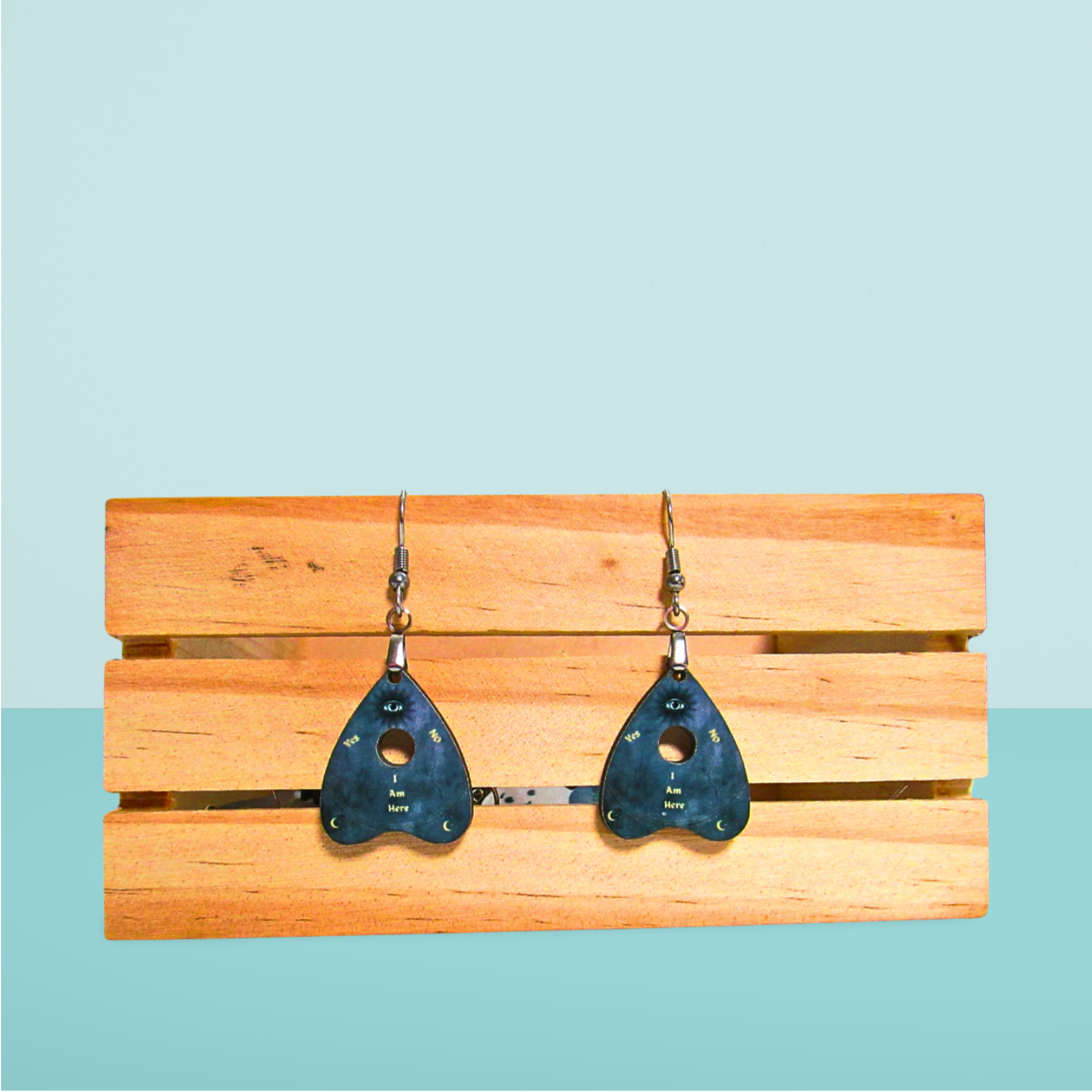 Planchette Shaped Sublimated Earring 1 inch