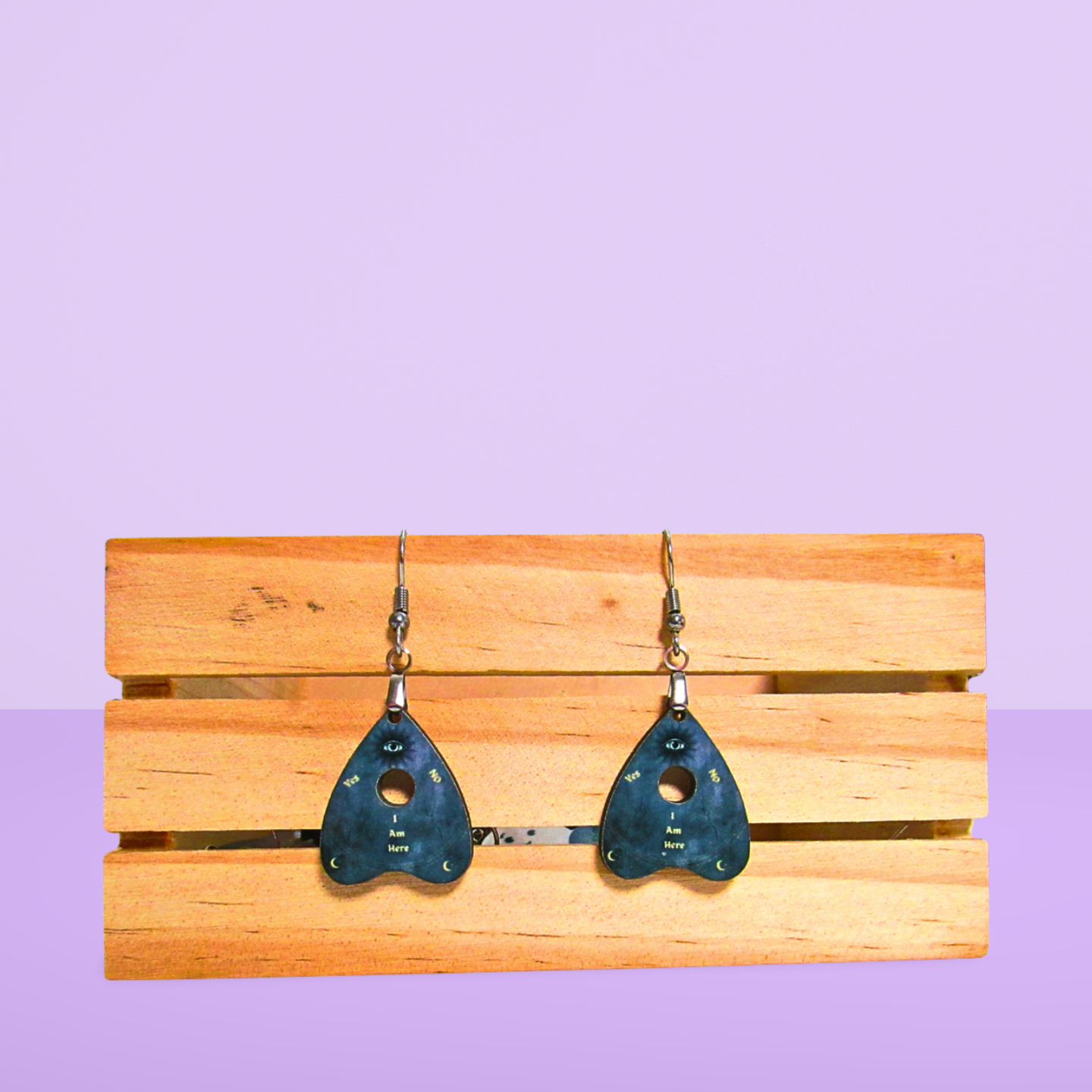 Planchette Shaped Sublimated Earring 1 inch