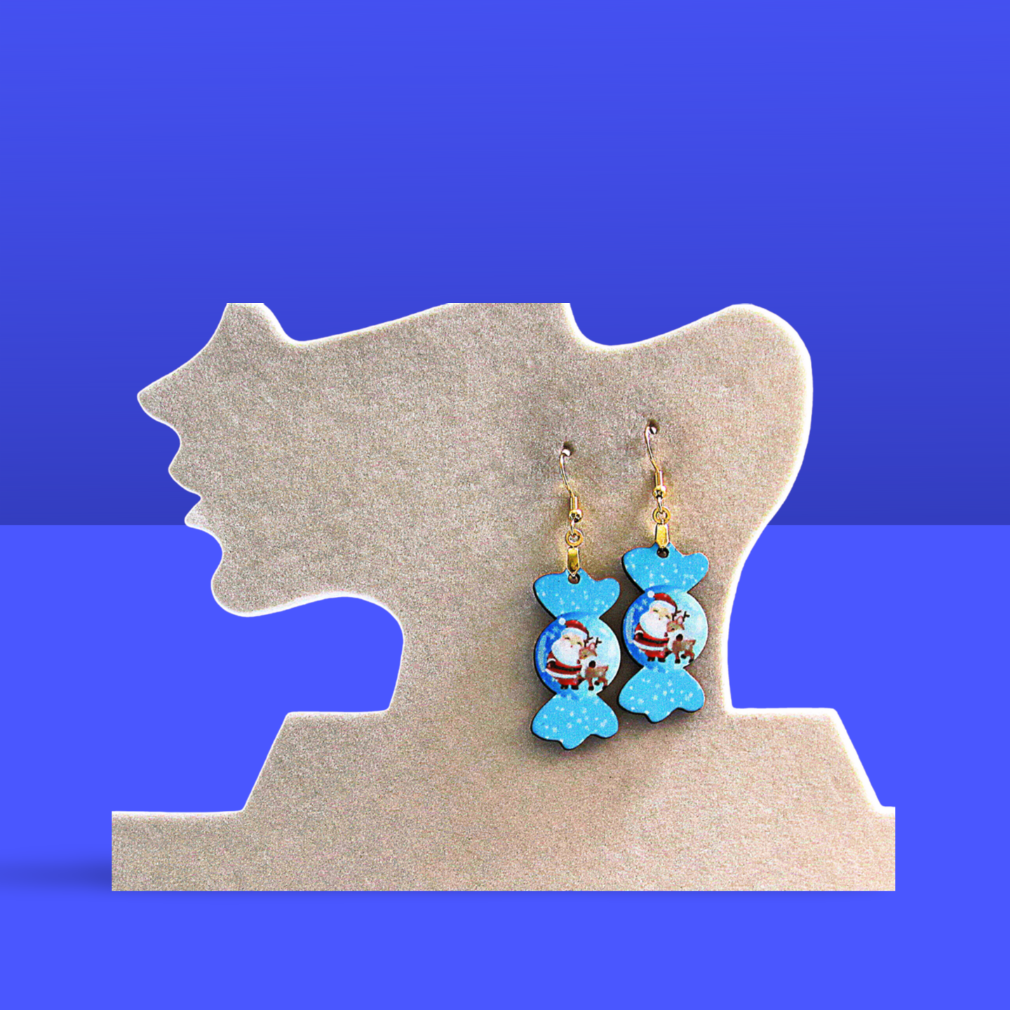 Candy Shaped Sublimated Earring