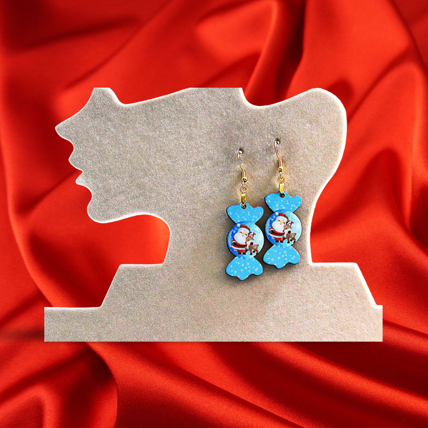 Candy Shaped Sublimated Earring