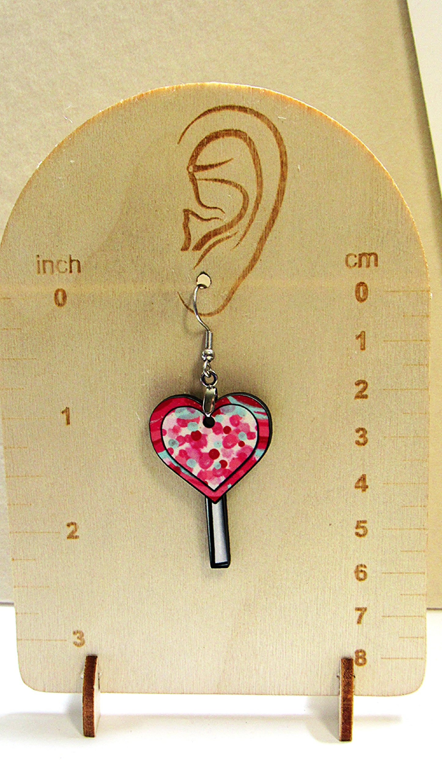 Sucker Shaped Sublimated Earrings