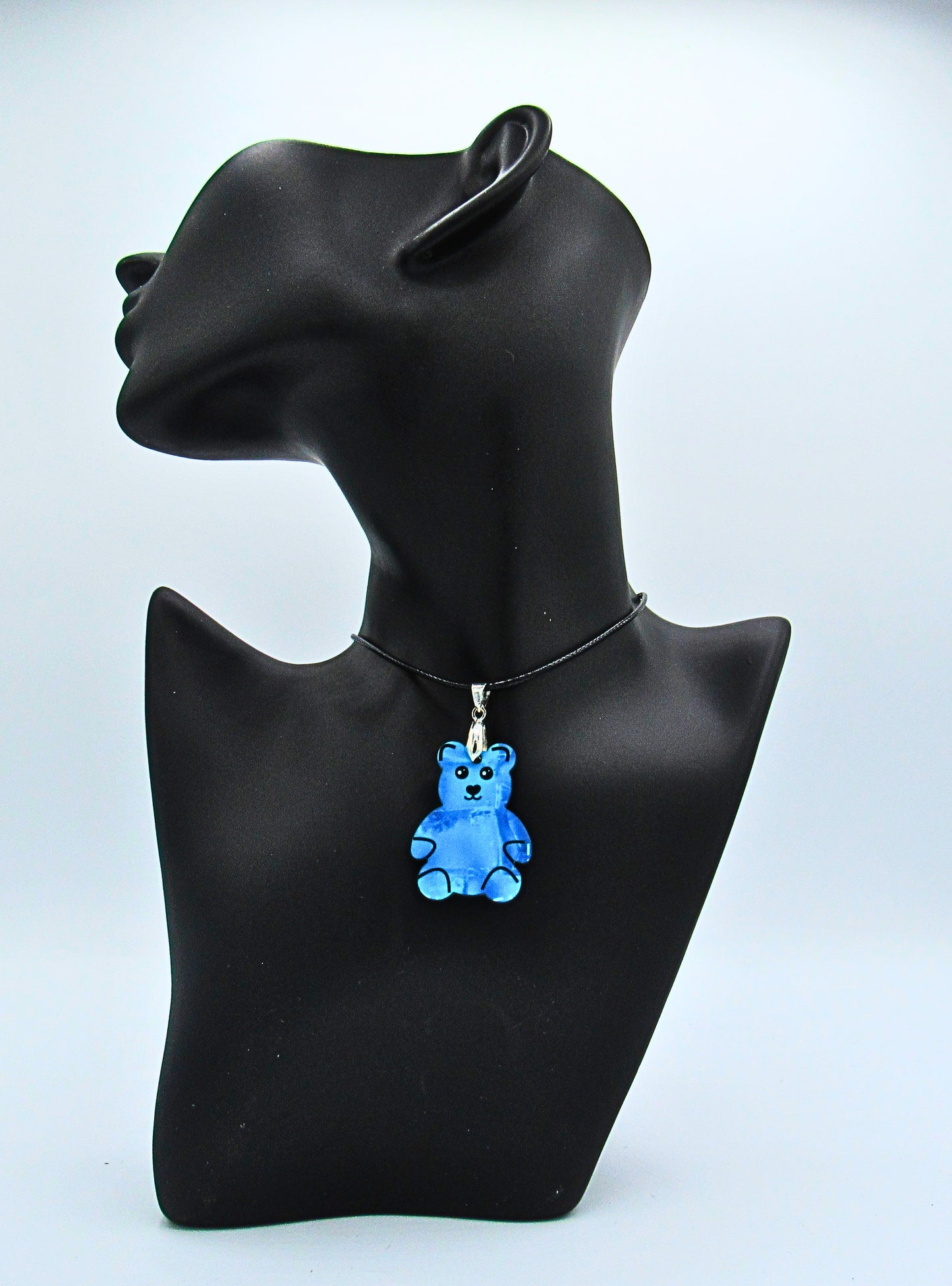 MDF-Teddy Bear Shaped Childs Sublimated Necklace