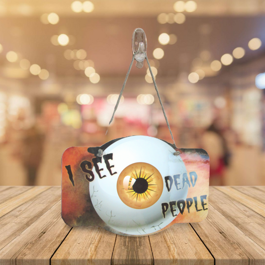 Plaque Shaped Sublimated Door Hanger