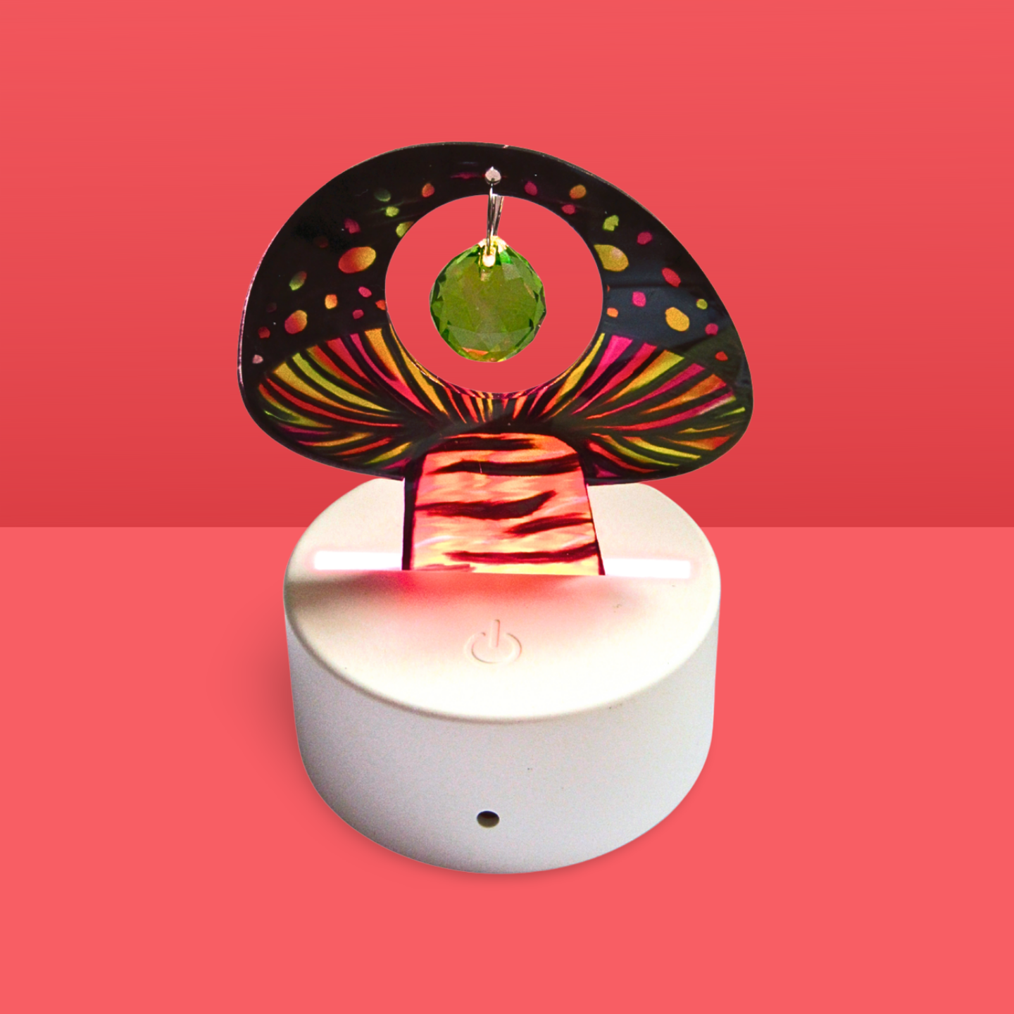 Acrylic Mushroom Shaped Sublimated Light