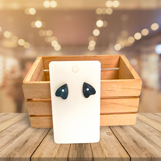 Planchette Shaped Sublimated Stud Earrings