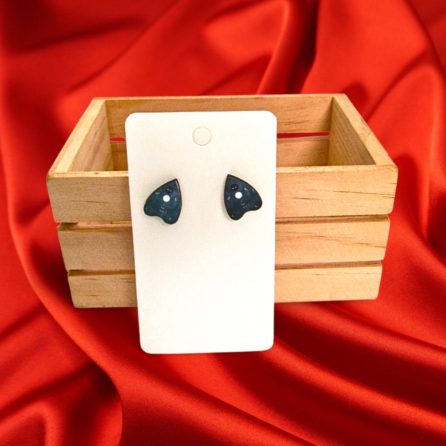 Planchette Shaped Sublimated Stud Earrings