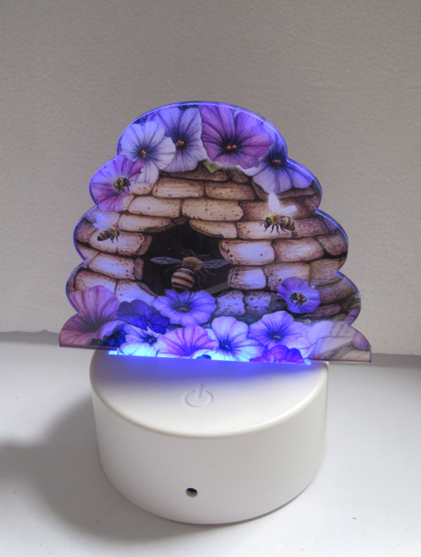 Acrylic Bee Hive Shaped Sublimated Light