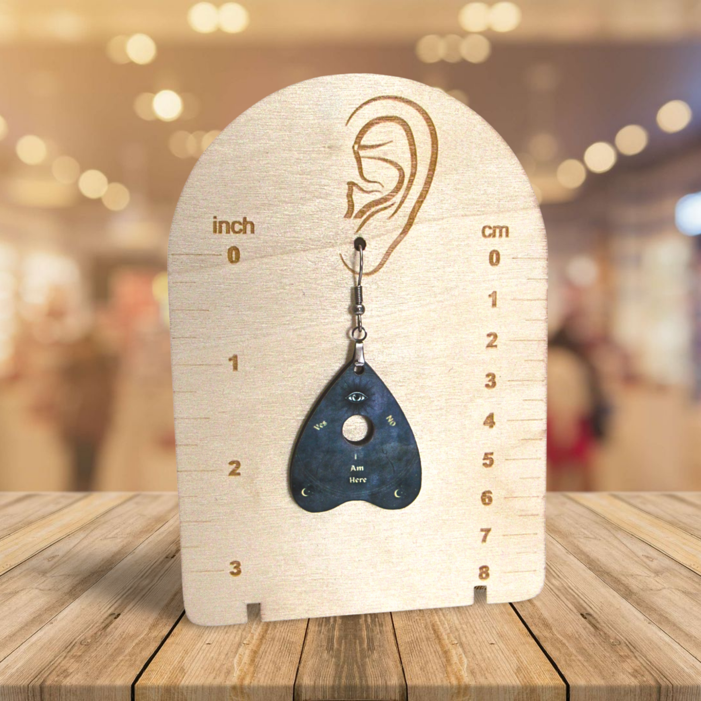 Planchette Shaped Sublimated Earring 1.5 inch