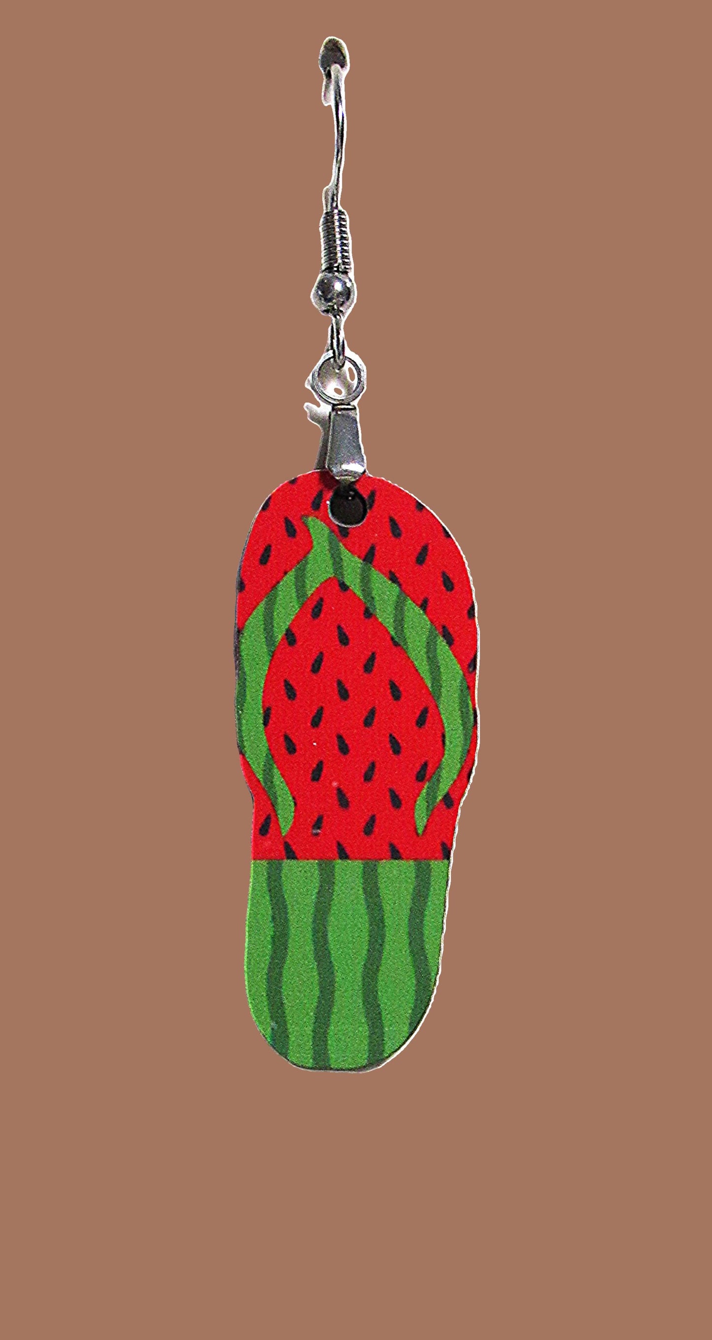 Flipflop Shaped Sublimated Earrings 1.5 in.