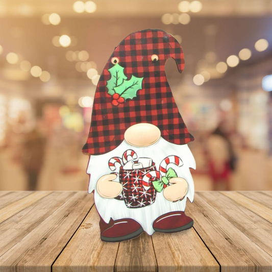 Gnome Shaped Sublimated Door Hanger