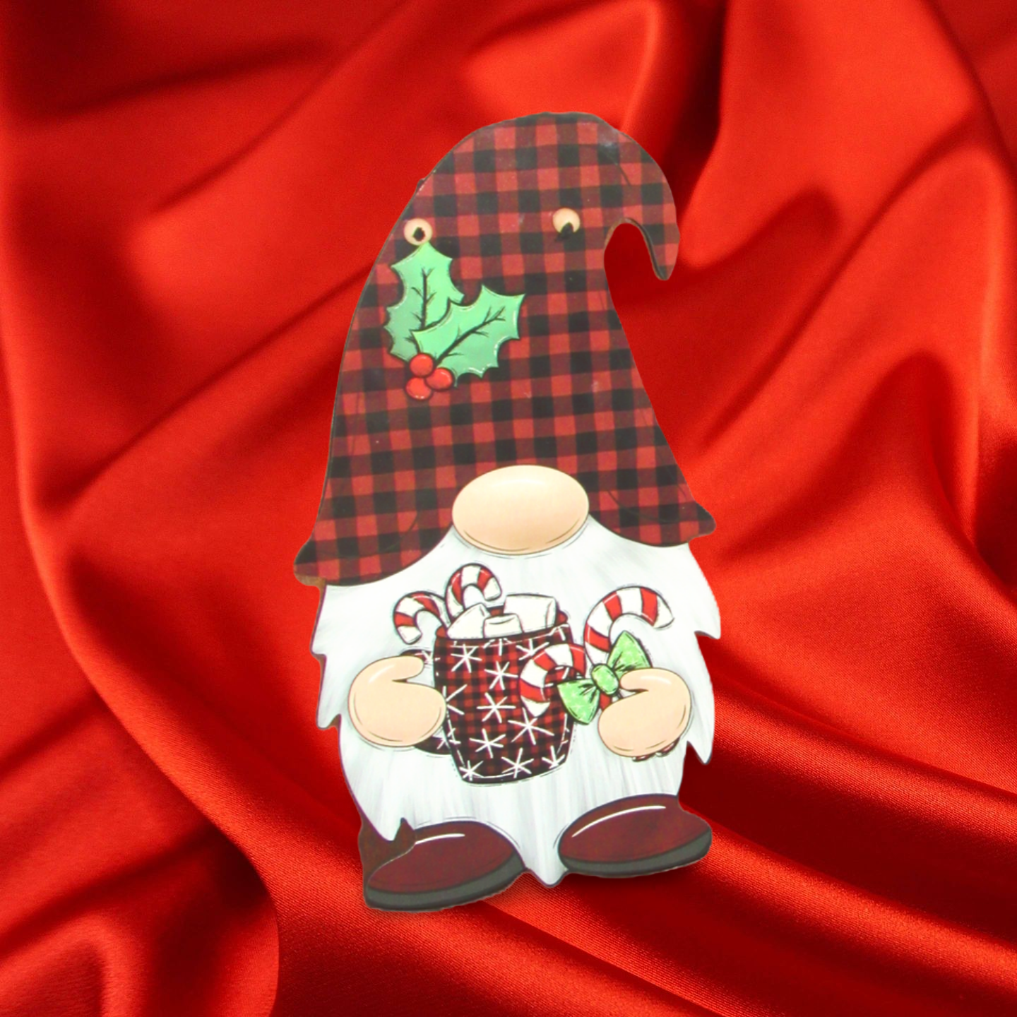Gnome Shaped Sublimated Door Hanger