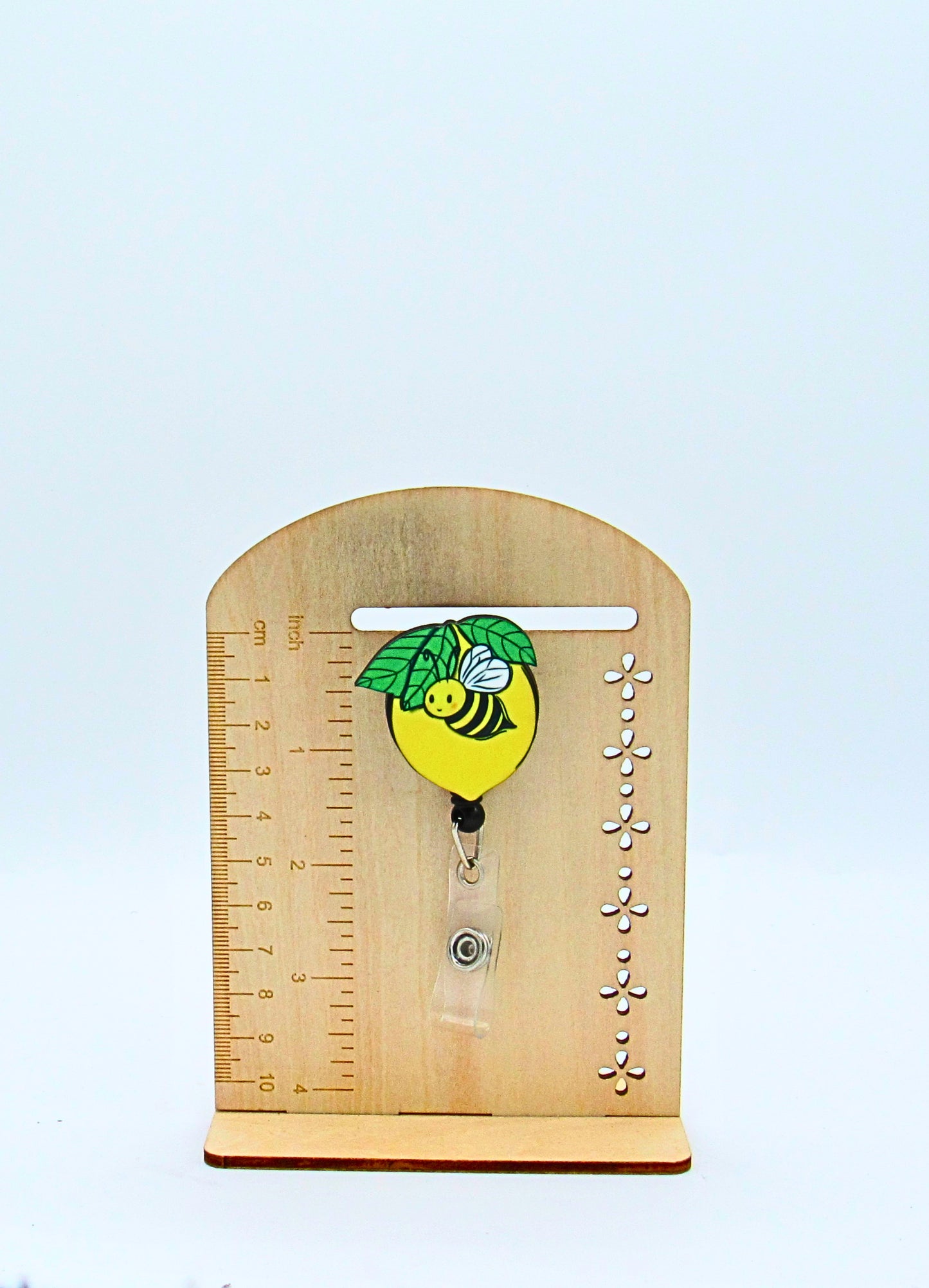 MDF- Lemon Shaped Sublimated Badge Reel