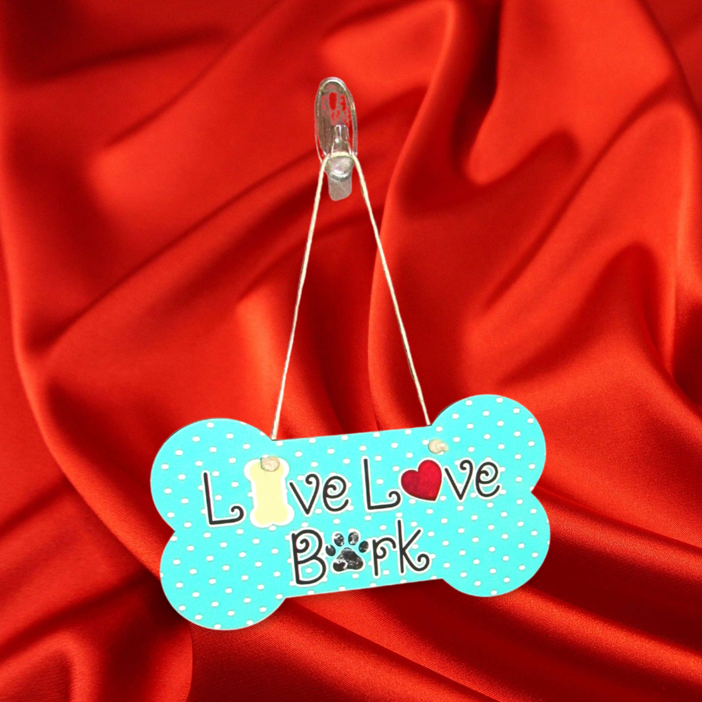 Dog Bone Shaped Sublimated Door Hanger