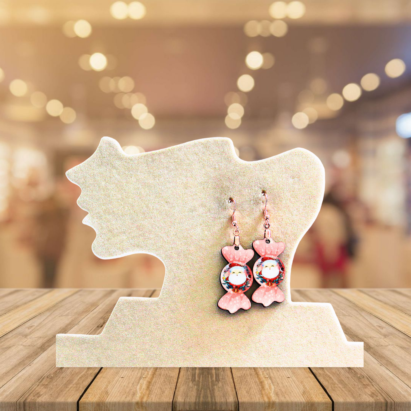 Candy Shaped Sublimated Earring